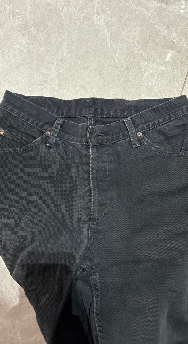 Siyah Rahat Kesim erkek pantolon - Görsel 3