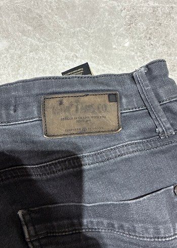 Gri Regular Fit Erkek Kot Pantolon - Görsel 10