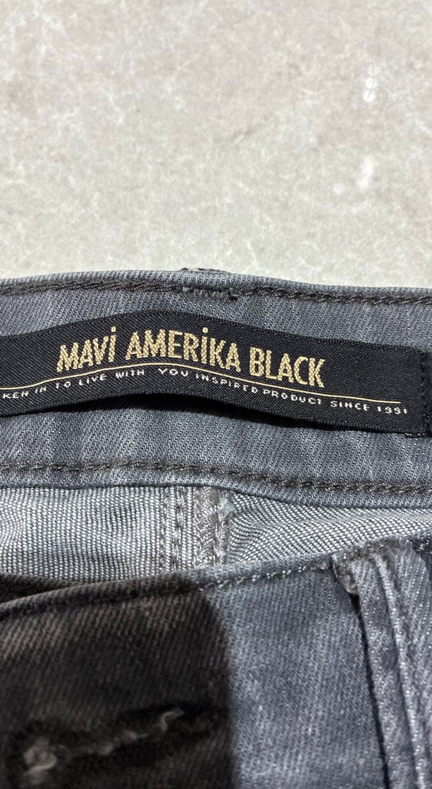 Gri Regular Fit Erkek Kot Pantolon - Görsel 5