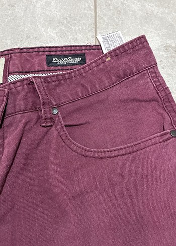 Bordo erkek jeans  pantolon - Görsel 4