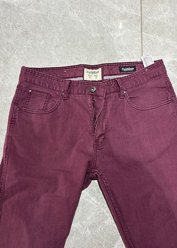 Bordo erkek jeans  pantolon - Görsel 2