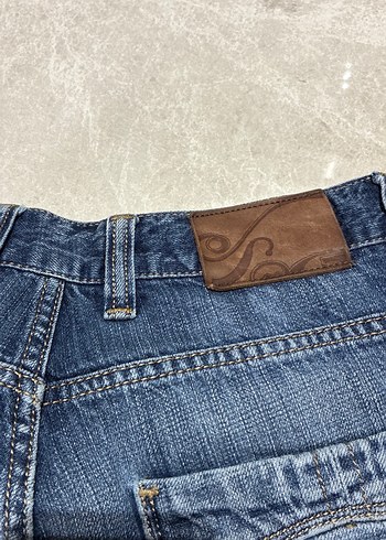 Erkek Lacivert Denim Regular Fit Kot Pantolon - Görsel 10