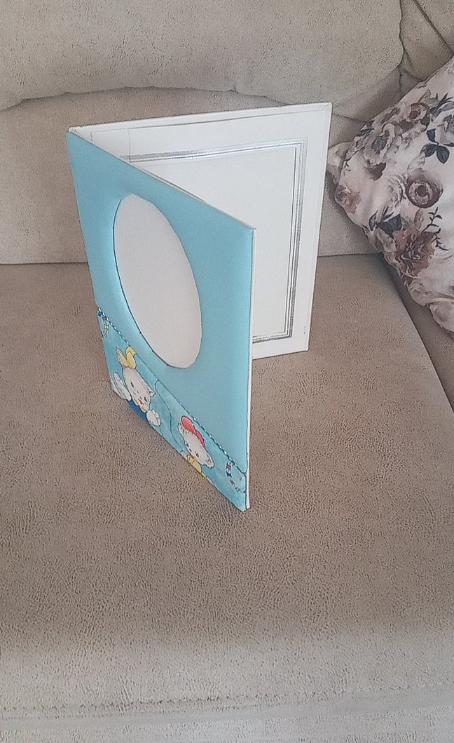 Diger Mavi Baskılı fotoğraf çerçevesi - Görsel 4