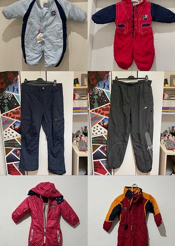 5 Yaş Beden Çocuk Kayak Tulumu, kayak pantolonu