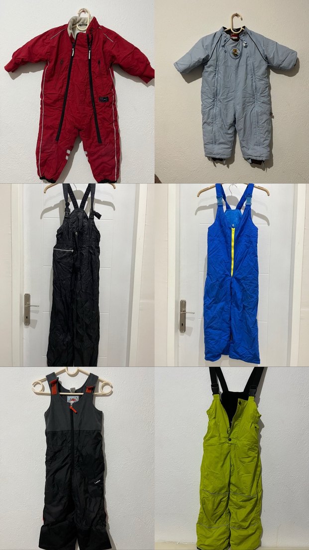 Çocuk Kayak Tulumu, kayak pantolonu - Görsel 5