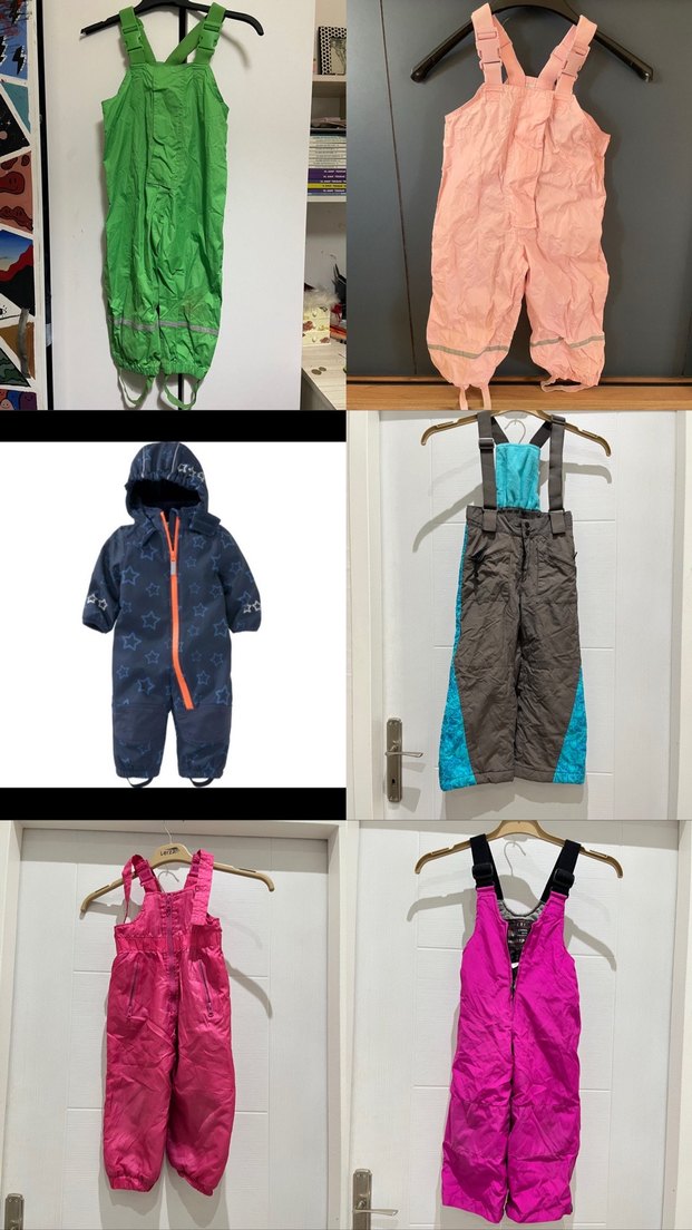 Çocuk Kayak Tulumu, kayak pantolonu - Görsel 4