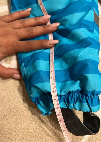 Mavi Erkek Bebek Fermuarlı Kayak Tulumu - Görsel 5