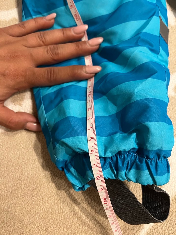 Mavi Erkek Bebek Fermuarlı Kayak Tulumu - Görsel 5