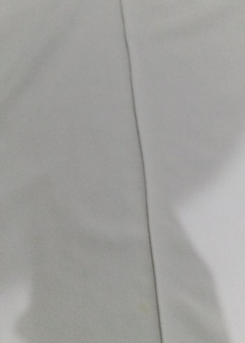 Beyaz Midi Kadın Kumaş Pantolon - Görsel 4