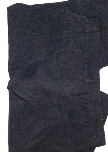 Siyah Kadın Midi Kumaş Pantolon - Görsel 4