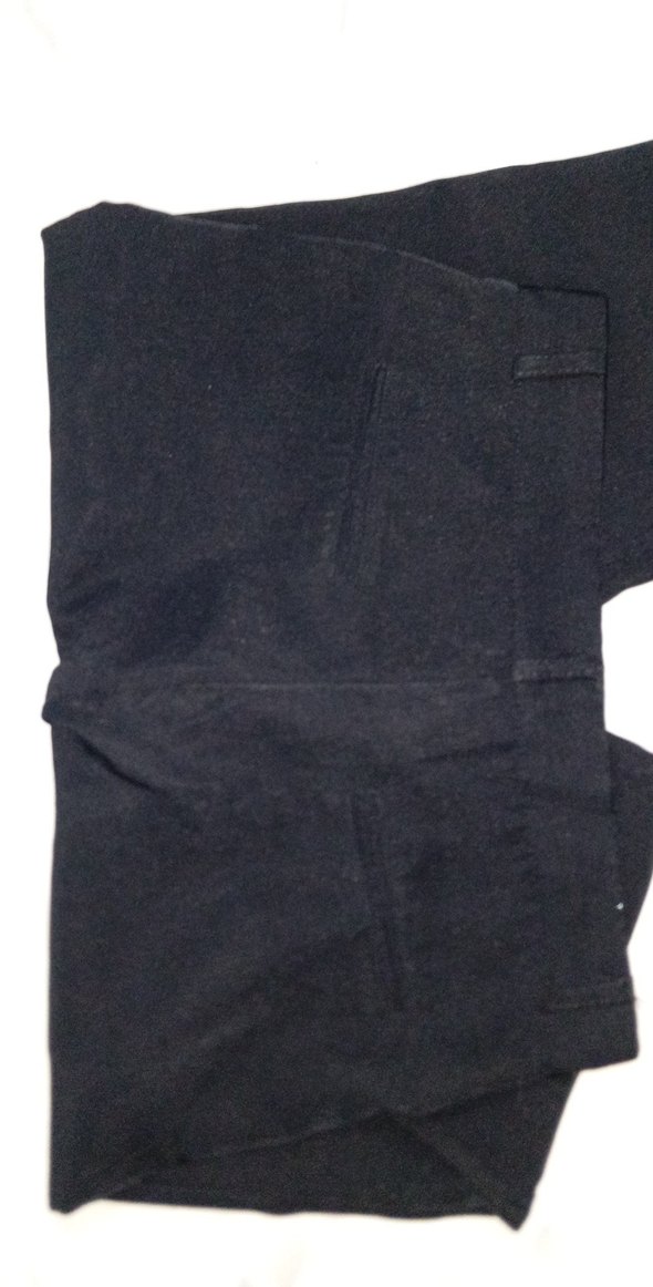 Siyah Kadın Midi Kumaş Pantolon - Görsel 4