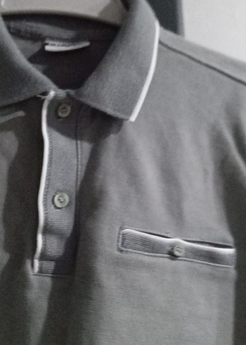 Gri Erkek Düğmeli Sweatshirt - Görsel 2