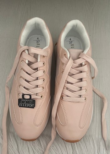 ELLE SPORT Pembe Bağcıklı Kadın Spor Ayakkabı