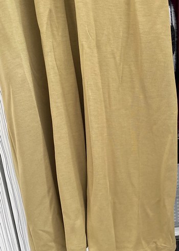 Camel Renk Uzun Salaş Kadın Elbise - Görsel 8