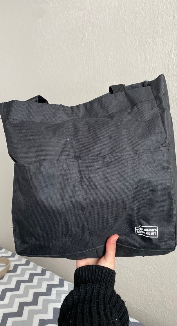 Fermuarlı Siyah Kadın El Çantası - Görsel 4