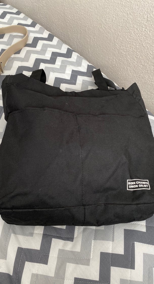 Fermuarlı Siyah Kadın El Çantası - Görsel 5