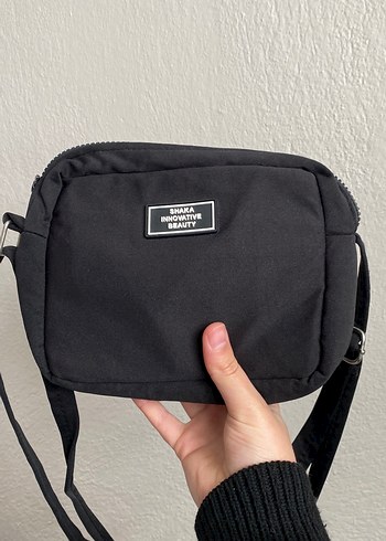 Siyah Kadın Günlük Crossbody Çanta - Görsel 2