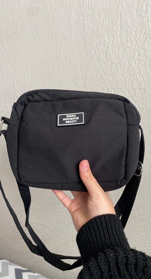 Siyah Kadın Günlük Crossbody Çanta - Görsel 2