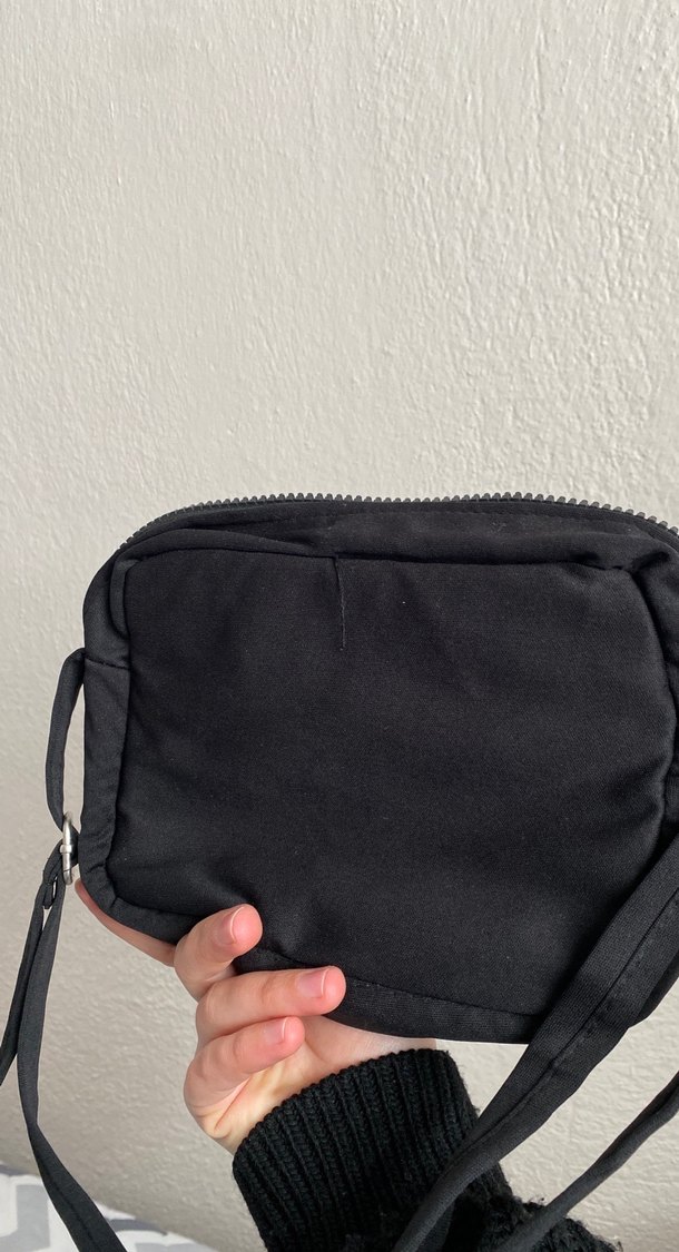 Siyah Kadın Günlük Crossbody Çanta - Görsel 3