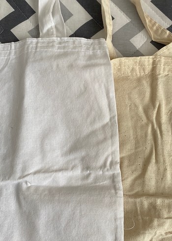 Kadın Beyaz Pamuklu Bohem Çanta - Görsel 4