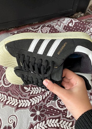 Kadın Siyah Beyaz Bağcıklı Spor Ayakkabı - Görsel 4