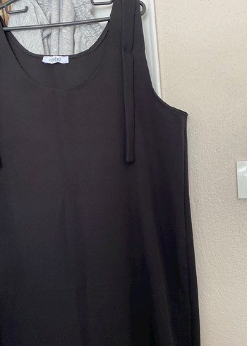 Siyah Kadın Salaş Uzun Elbise - Görsel 3