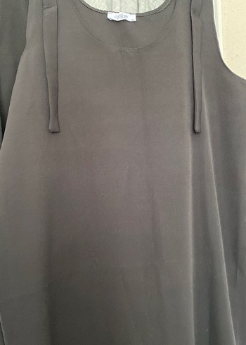 Siyah Kadın Salaş Uzun Elbise - Görsel 5