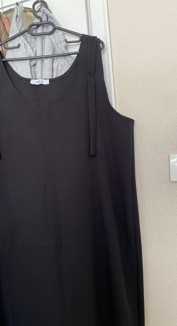 Siyah Kadın Salaş Uzun Elbise - Görsel 3