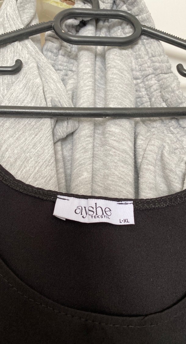 Siyah Kadın Salaş Uzun Elbise - Görsel 4