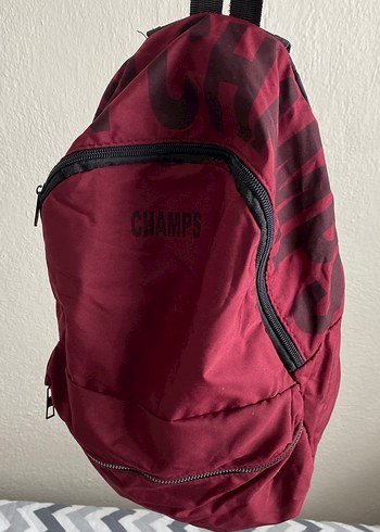 Bordo Fermuarlı Kadın Sırt Çantası - Görsel 3