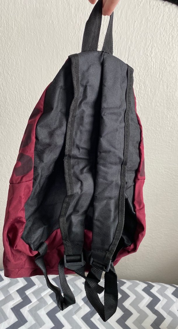 Bordo Fermuarlı Kadın Sırt Çantası - Görsel 5