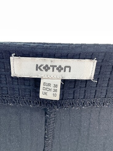 38 Beden siyah Renk Koton Mini Etek %70 İndirimli.