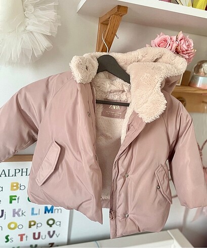 Zara kız çocuk mont