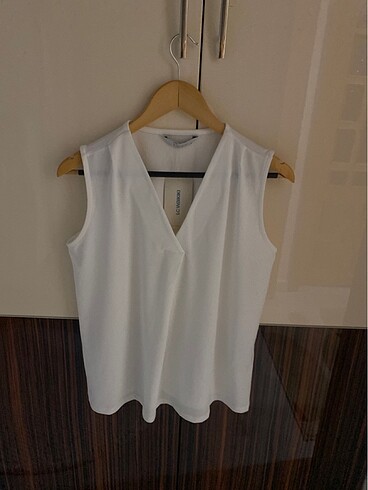 LCW M /L beden beyaz kolsuz bluz