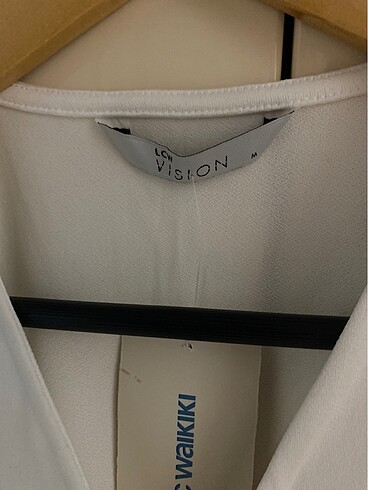 LC Waikiki LCW M /L beden beyaz kolsuz bluz