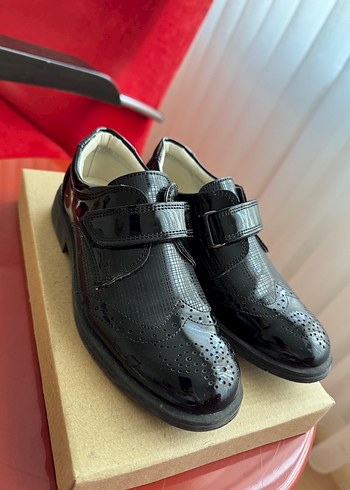 Erkek Çocuk 30 numara klasik siyah ayakkabı - Görsel 4
