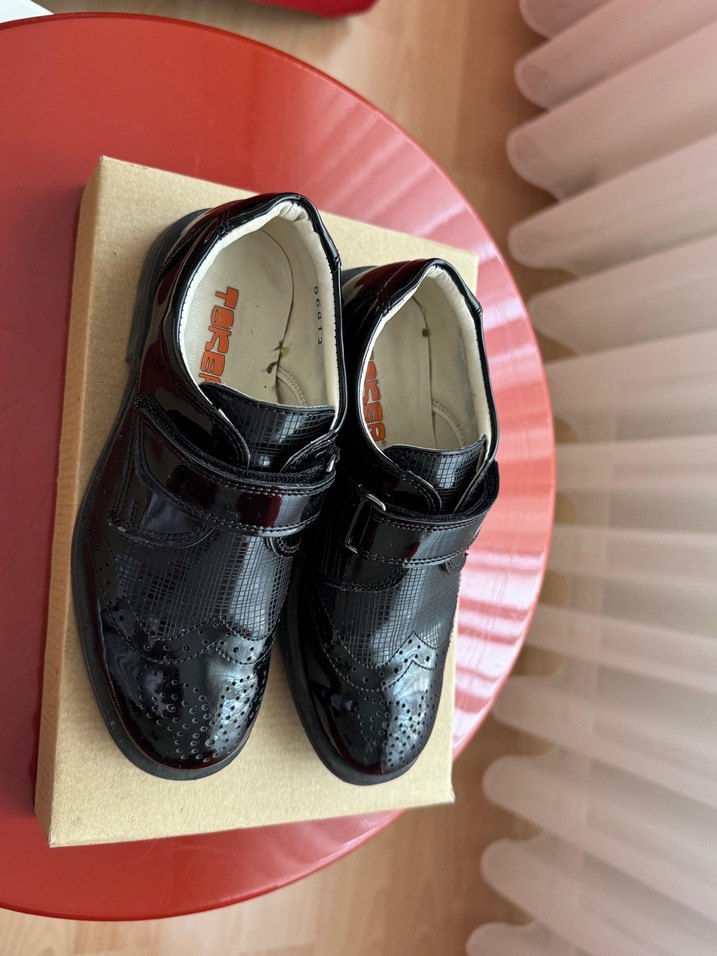 Erkek Çocuk 30 numara klasik siyah ayakkabı - Görsel 5
