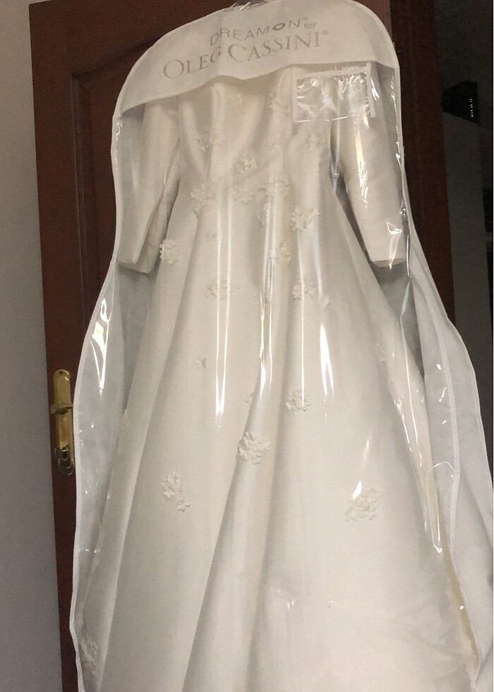 Mikado ipeği gelinlik (sıfır eksi bir saat) - Görsel 2