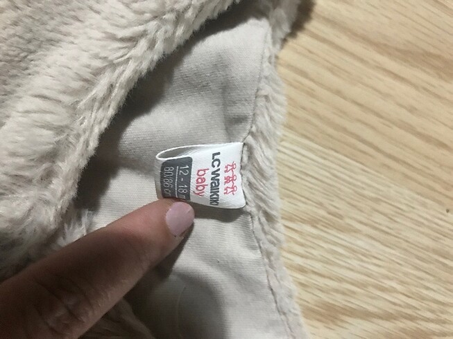 12-18 Ay Beden peluş yelek
