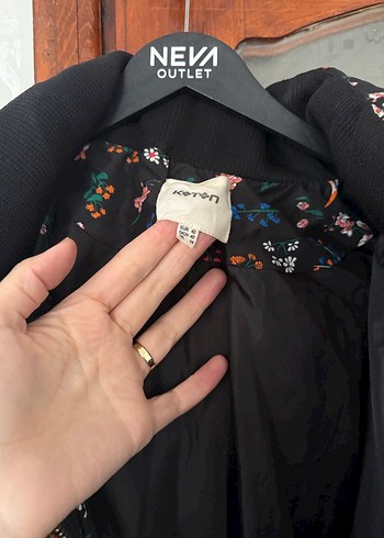 Desenli Kadın Midi Mont - Görsel 5