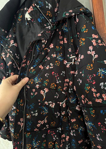 Desenli Kadın Midi Mont - Görsel 6