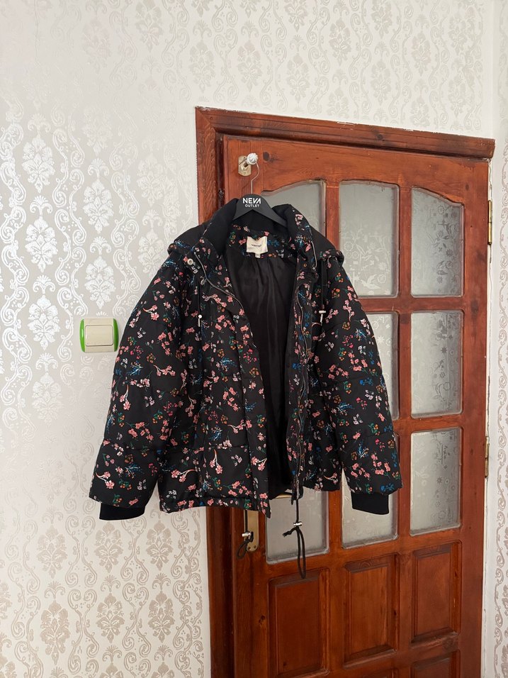 Desenli Kadın Midi Mont - Görsel 2