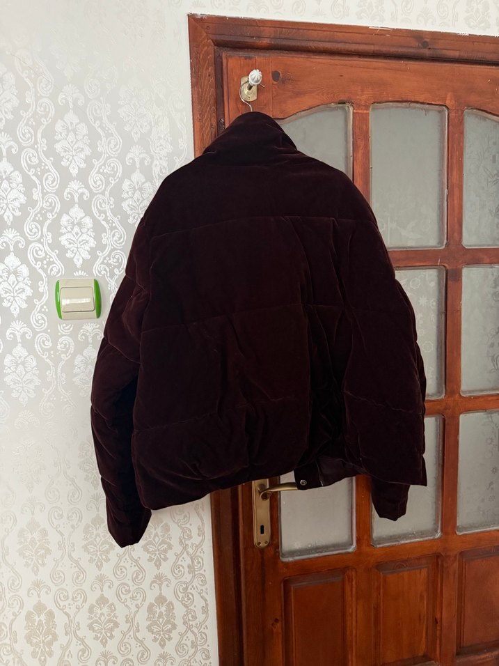 Kahverengi Kürklü Kadın Kışlık Mont - Görsel 5