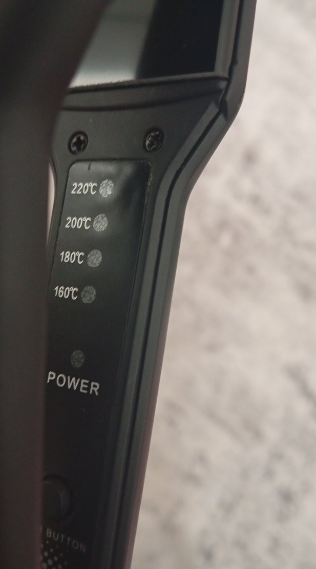 Siyah Gri Saç Düzleştirici - Görsel 2