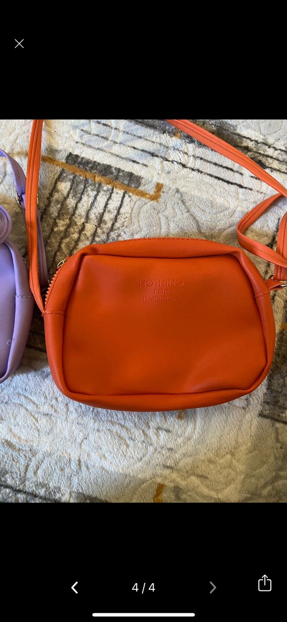 Pastel Renkli Deri Kadın Çapraz Çanta - Görsel 4