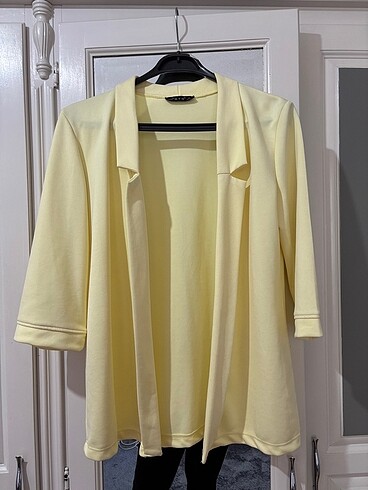Sarı blazer ceket