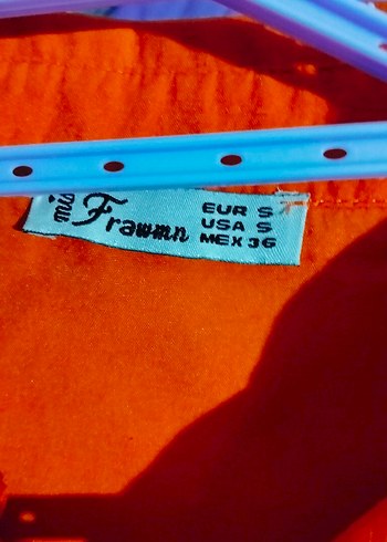 LC Waikiki Turuncu,Salaş Midi Gömlek