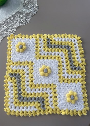 Renkli Örgü Banyo Süngeri - Görsel 9