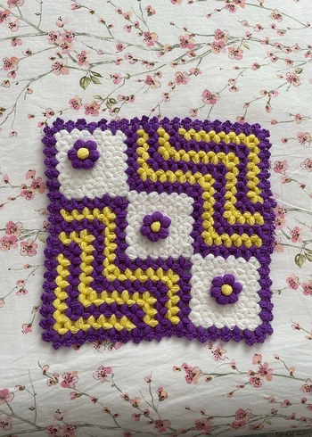 Renkli Örgü Banyo Süngeri - Görsel 2