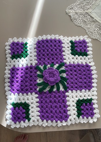 Renkli Örgü Banyo Süngeri - Görsel 6